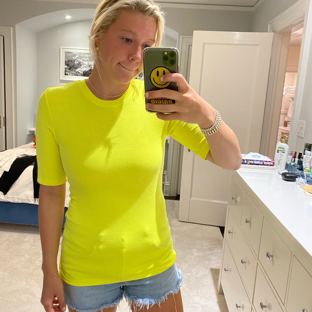 Enza Costa quarter sleeve top